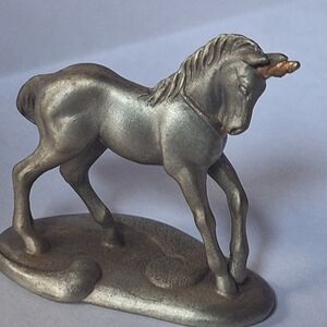 Hudson Pewter Mythical Unicorn Miniture Figurine